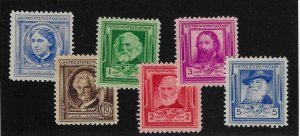 862-867 Mint,OG,H... SCV $4.35