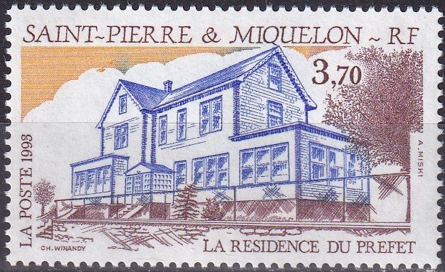 St Pierre & Miquelon #595 MNH