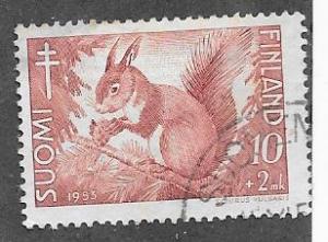 Finland #B121  10m+2m European Red Squirrel   (U) CV$4.25