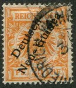 German New Guinea SC# 5  O/P on issue of Germany 25pf Used