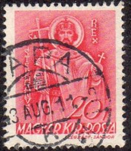 Hungary 544 - Used - 20f St. Stephen (1939) (2)