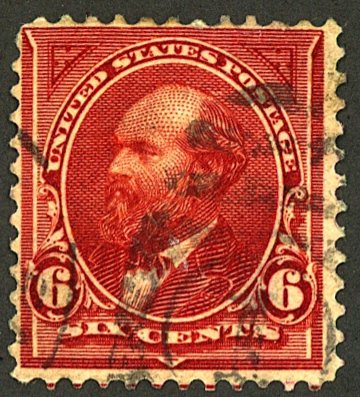 U.S. #282 USED THIN REAPIRED THIN