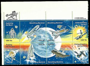 PCBstamps   US #1912/1919 ZB $1.44(8x18c) Space Achievement, MNH, (ZB-1)