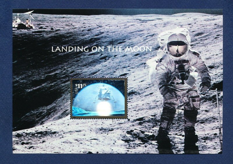 USA - Scott 3413  VF MNH S/S - $11.75 Hologram - Landing on the Moon