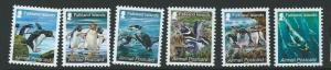 FALKLAND ISLANDS SG1277/82 2013 POSTCARDS PENGUINS MNH