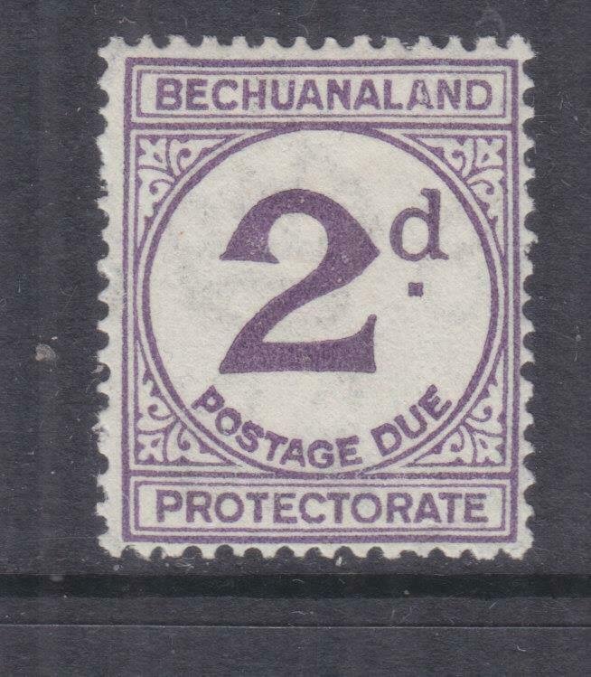 BECHUANALAND, POSTAGE DUE, 1932 ordinary paper 2d. LARGE D, mnh.