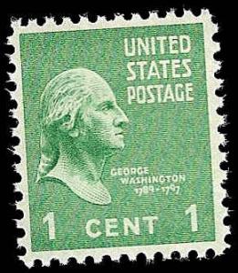 # 804 MINT NEVER HINGED GEORGE WASHINGTON