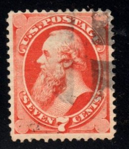 Scott# 149 - 7c Vermilion - Stanton - Used - SCV $100.00 ⭐⭐⭐⭐⭐