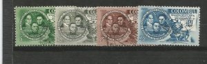 COLOMBIA Scott # 676-677 , C 302-303 Used   complete set
