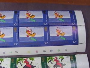 SEYCHELLES # 291-293-MINT/NEVER HINGED-COMPLETE SET OF PLATE # BLOCKS of 8--1971