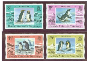 British Antarctic Territory #72-75 Mint (NH) Single (Complete Set)