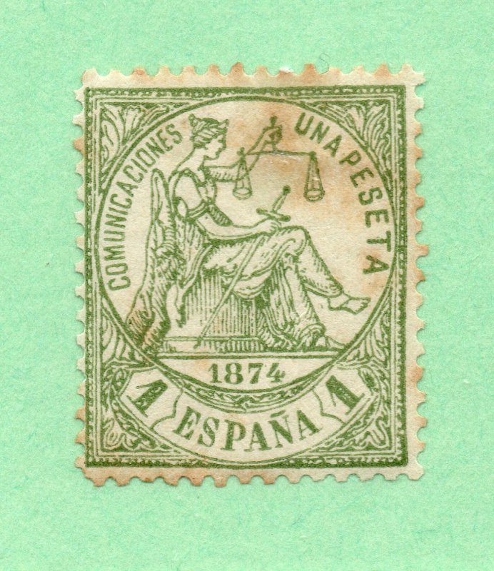 Spain - Sc# 208 MLH (foxing/tone on gum)  -   Lot 0321012