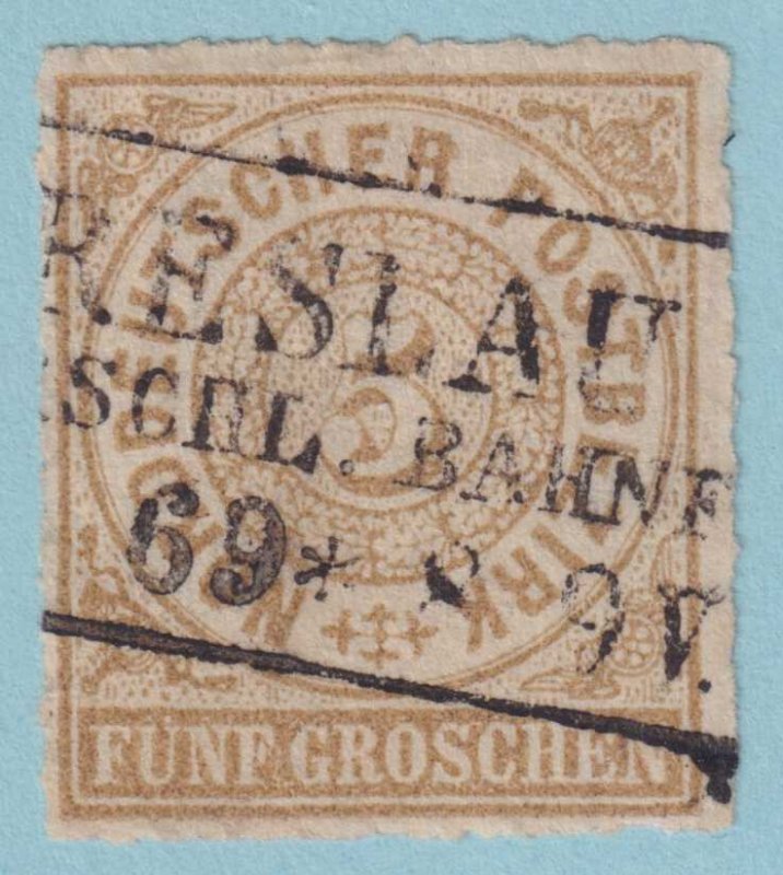 NORTH GERMAN CONFEDERATION 6  USED - NO FAULTS VERY FINE! - RVB