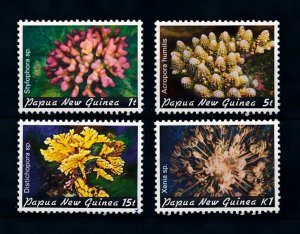 [99375] Papua New Guinea 1982 Marine life corals  MNH