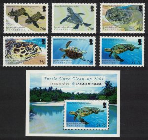 BIOT Turtles 6v+MS SG#312-MS318 SC#290-296