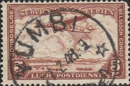 Belgian Congo, #C12  Used From 1934