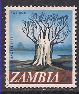 Zambia 1968 QE2 2n Baobab Tree used SG 130 ( M708 )