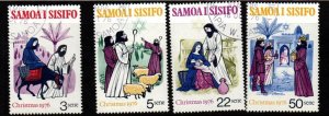 SAMOA SG474/7 1976 CHRISTMAS  USED