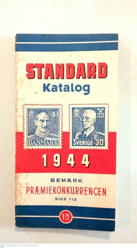 1944 Standard Katalog Stamps Bemærk Præmiekonkurrencen  