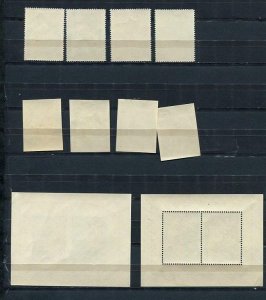 Albania 1962 Sc 630-3 note Perf+Imperf sets+2 Souvenir Sheets Perf ImperMNH 6575
