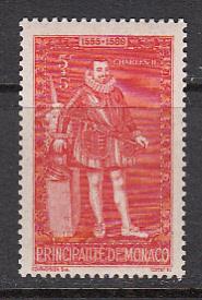 Monaco SC# B62  1942 Charles II S/P MNH