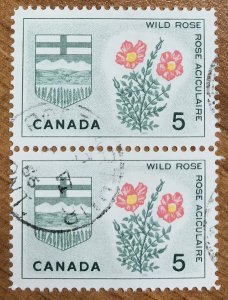 Canada #426 VF/XF used vertical pair, SON Port Arthur CDS!