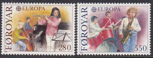 Faroe Islands Sc #125-126 MNH