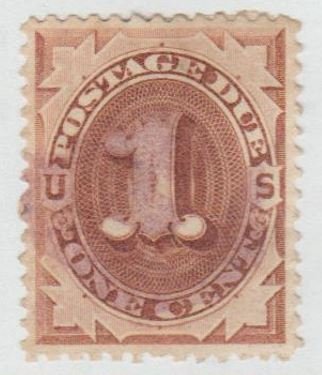 U.S. Scott #J1 Postage Due Stamp - Used Single