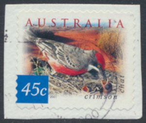 Australia  SC# 1994  SG 2132  Used SA perf 11½   Birds 2001 see details scan    