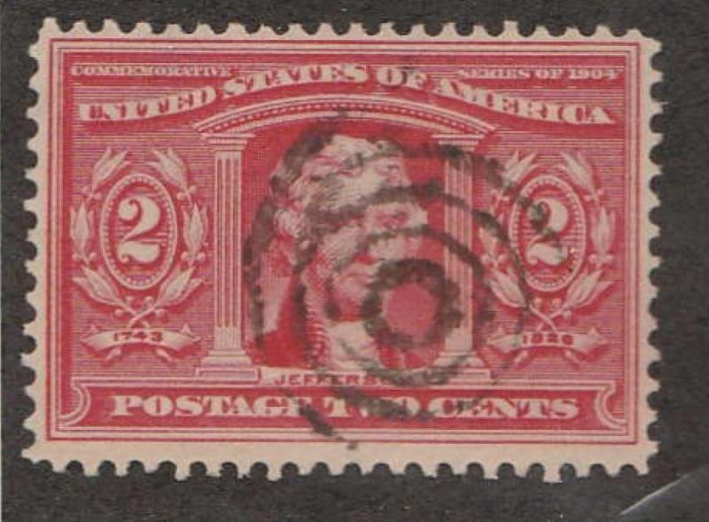 U.S. Scott #324 Louisiana Purchase Stamp - Used Single