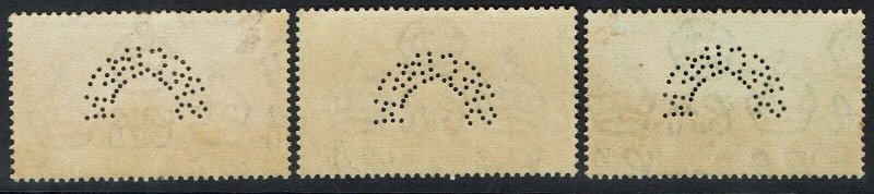 BERMUDA 1937 KGVI CORONATION SPECIMEN SET