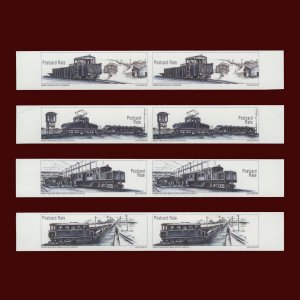 Namibia 2017 (Variety) Diamond Trains imperf pairs ––