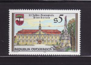 Austria 1433 Set MNH Buildings, Stockerau Town Hall (A)