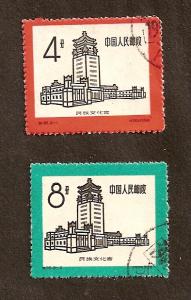 PRC - PEOPLE'S REPUBLIC OF CHINA -SCOTT #465-6 - USED 