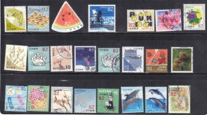 JAPAN USED STAMP LOT #62 SEE SCAN