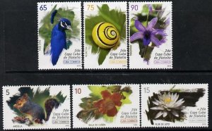 CUBA  Sc# 5332-5337 FLORA & FAUNA snail bird rabbit CPL SET of 6   2012  MNH