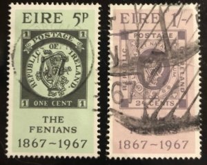 Ireland Scott# 238-239 F/VF Used Cat. $1.40