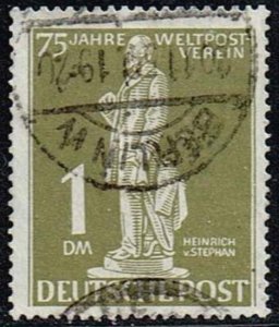 Germany,Sc.#9N40 used, Heinrich von Stephan (1831-1897), 75 years UPU