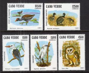 Cape Verde 436-440 Birds MNH VF