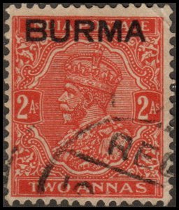 Burma 5 - Used - 2a George V (1937)