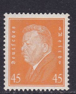 Germany Scott 380, 1928 Ebert 45 pf, XF MNH Scott $67