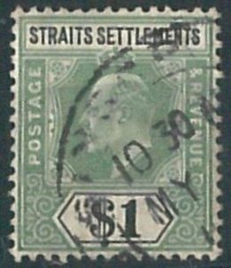 70615 - STRAITS SETTLEMENTS  - STAMPS: Stanley Gibbons # 136 - Very Finely USED