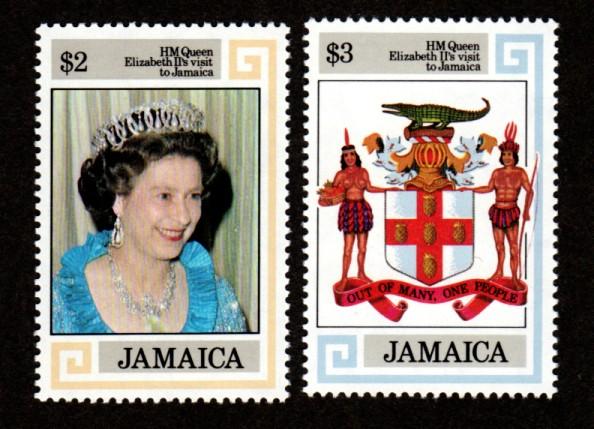Jamaica 550-551 Mint NH MNH Royal Visit!