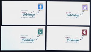U.S. Used Stamp Scott #4425 - 4428 44c Christmas Set of 4 DCP First Day Covers