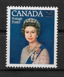 1977 Canada 704 25¢ Queen Elizabeth II MNH