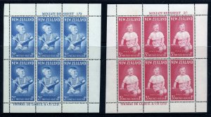 New Zealand Scott B65-B66 Miniature Sheets Mint NH