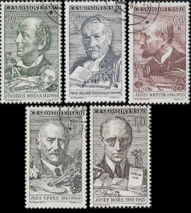 1961 Czechoslovia Portraits SC# 1034-1041 Used