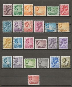 SEYCHELLES 1938/49 SG 135/49 USED Cat £225