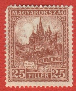 HUNGARY SCOTT# 412 MH 25f 1926-27