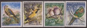 Netherlands Antilles - 1958 Birds - Set of 4 Semi-Postal Stamps - Scott #B35-8